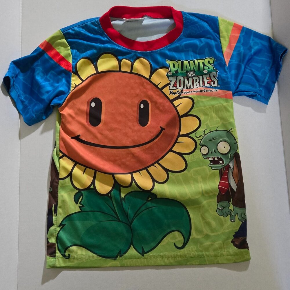 Kids Plants vs Zombies Shirt Size 7